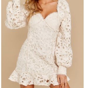 New Cream Lace Dress